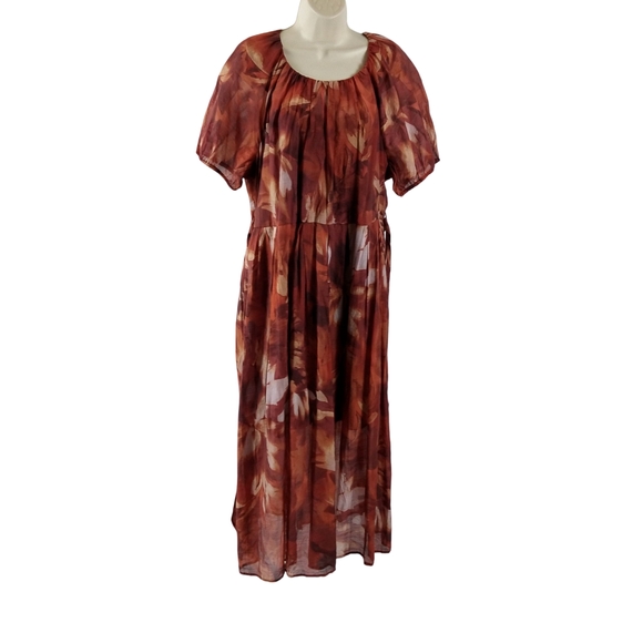 Simply Vera Vera Wang  Autumn Colors Maxi Dress - Picture 6 of 9